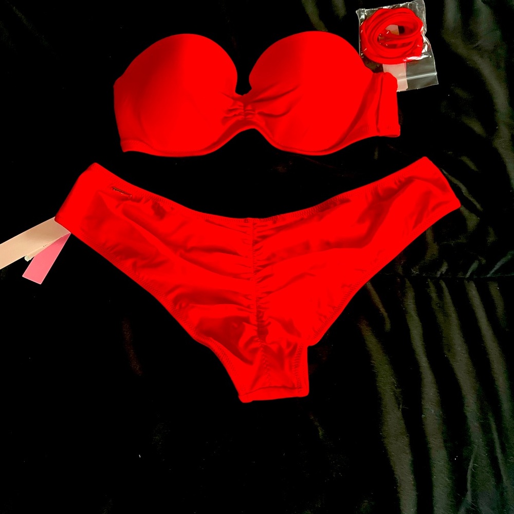 Red Victoria Secret’s Bikini